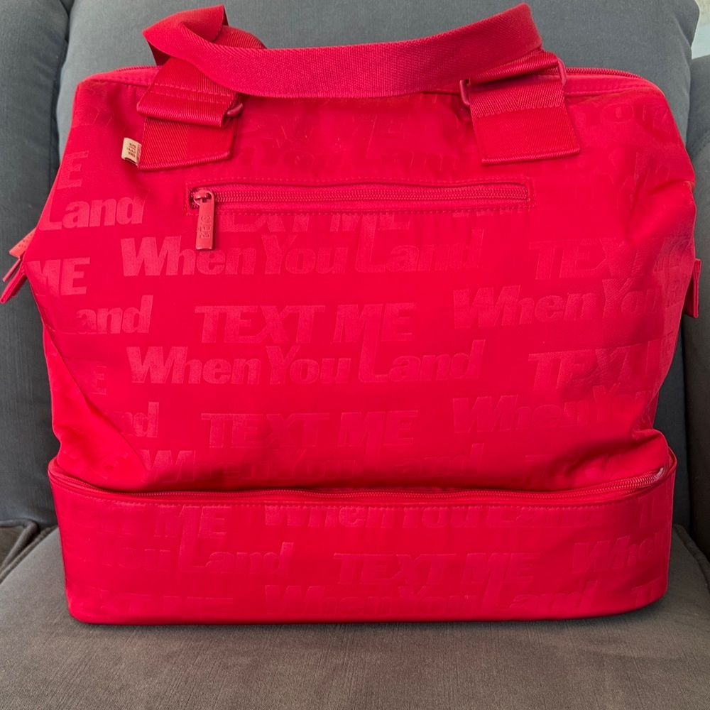 BEIS Bold Red Travel Bag
